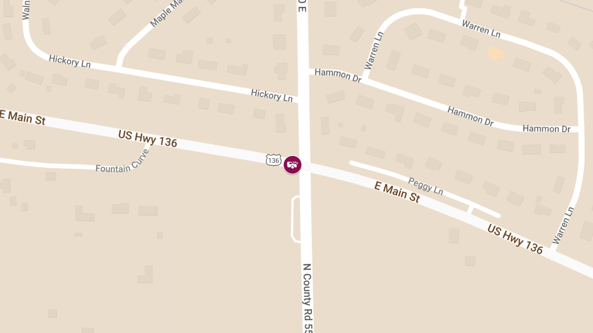 Personal Injury Accident with Entrapment at N100 E and US136
