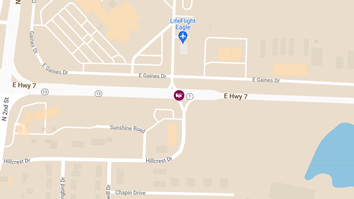 Rear-End Collision on Hwy 7 South of O'Bannon