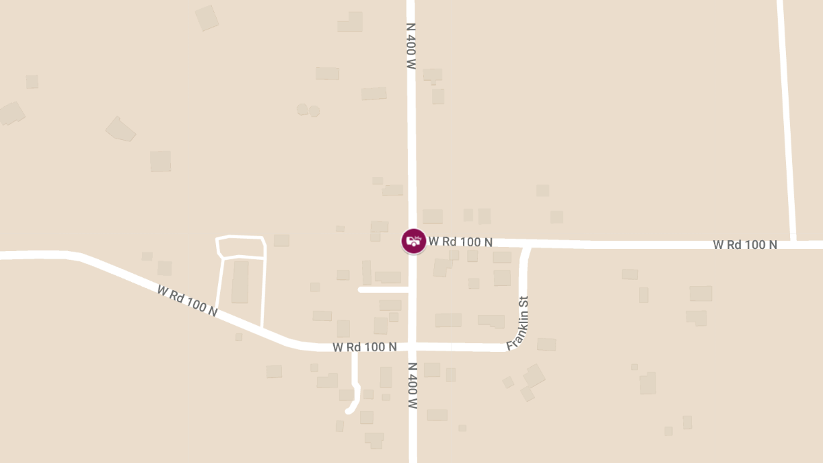 Rollover Accident Near 400 W and 100 N