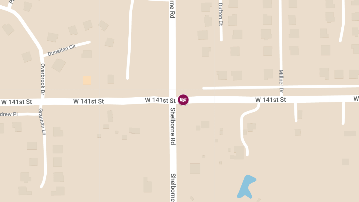 Rollover Accident at W. 141st St. and Shelborne Rd.