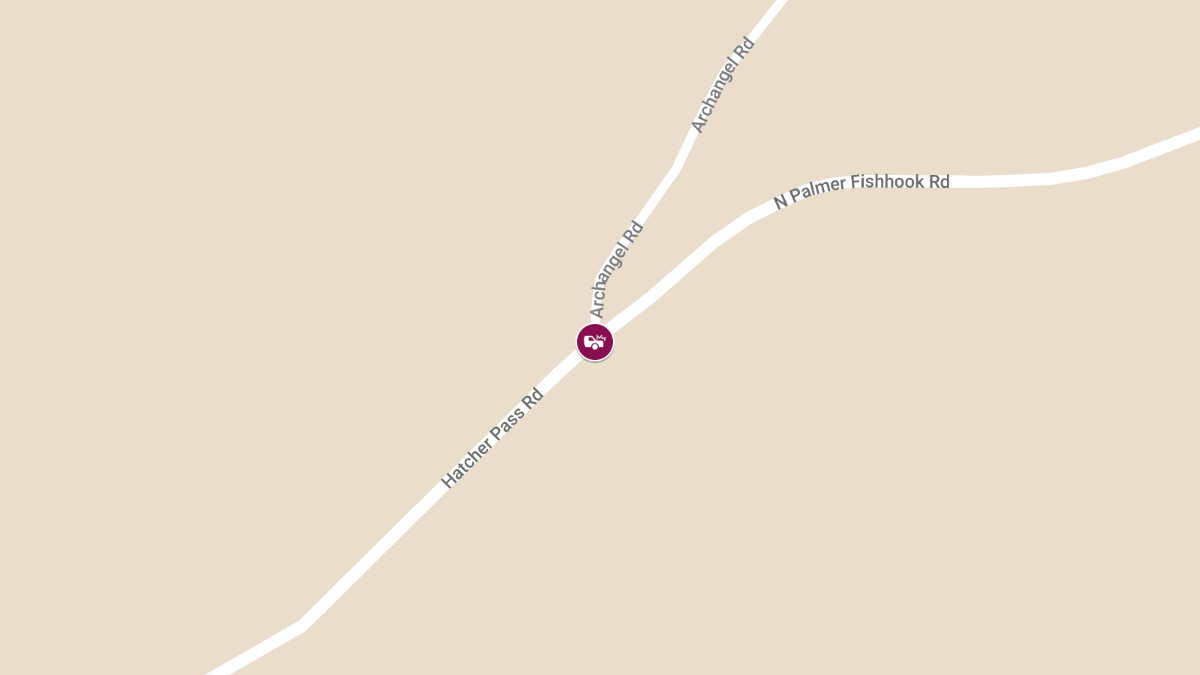 Rollover Accident on North Palmer Fishhook Rd near Archangel Rd