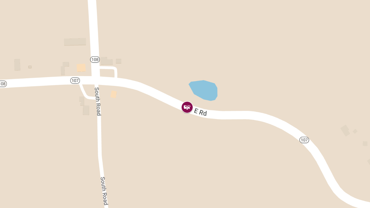 Rollover Accident with Injuries at 16 East Rd