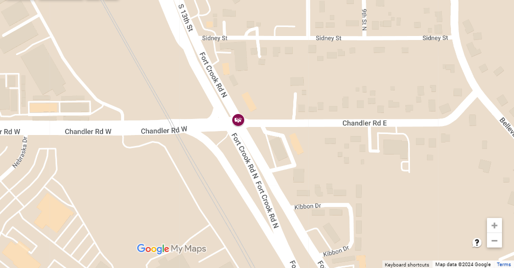 Rollover Accident with Injury at Fort Crook Rd N and Chandler Rd