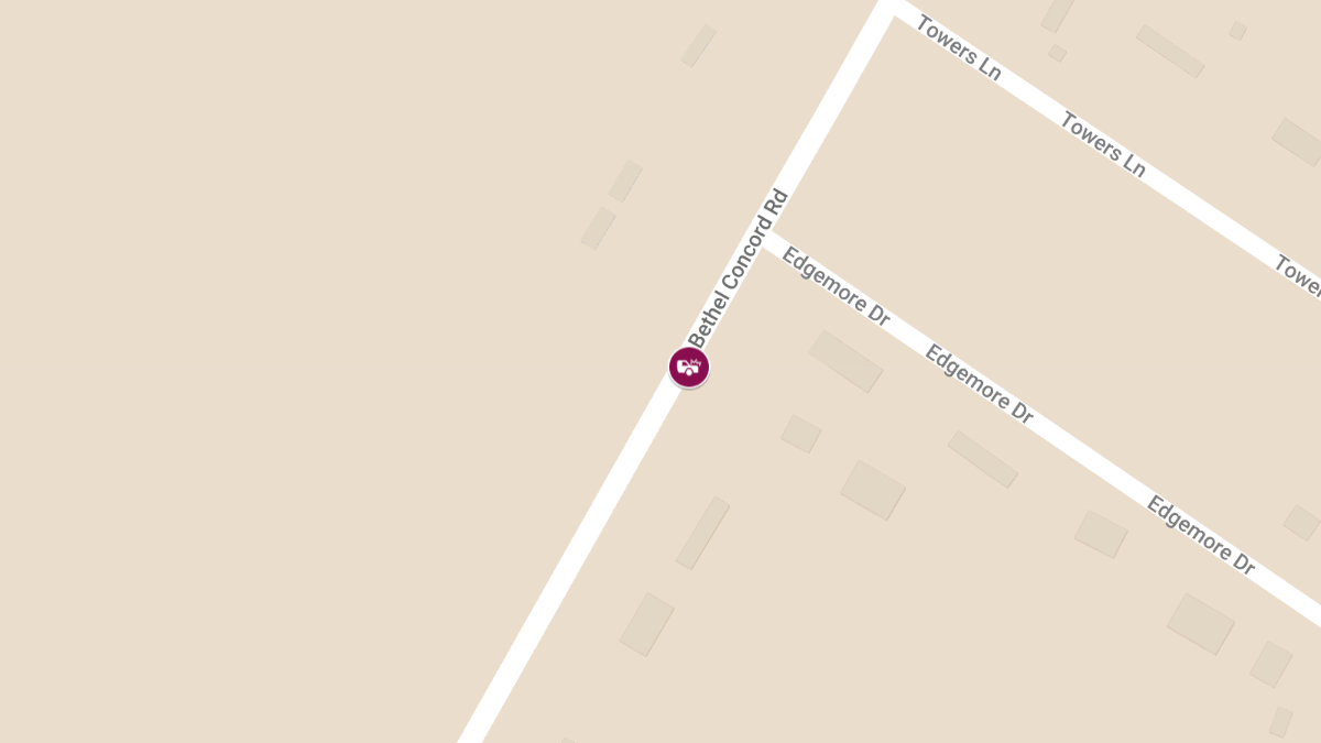 Rollover Crash at 26894 Bethel Concord Rd