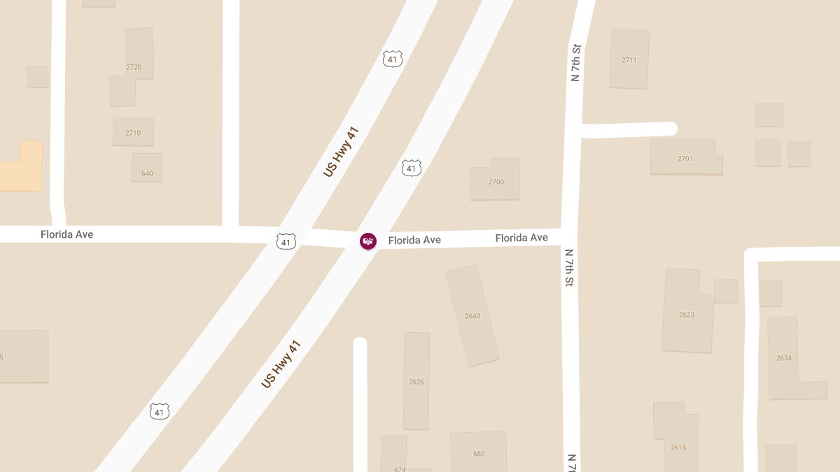 Rollover Crash at US 41 and Florida