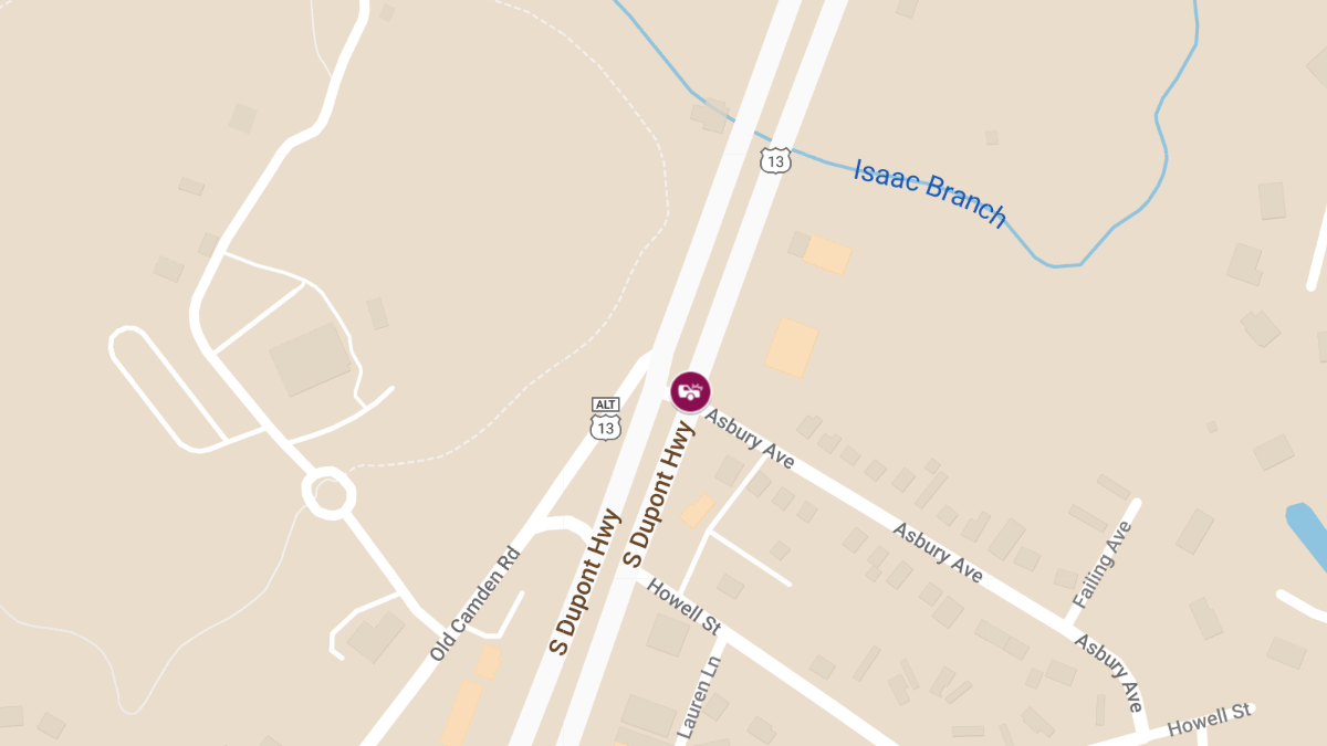 Rollover Crash at Asbury Ave & Rt 13
