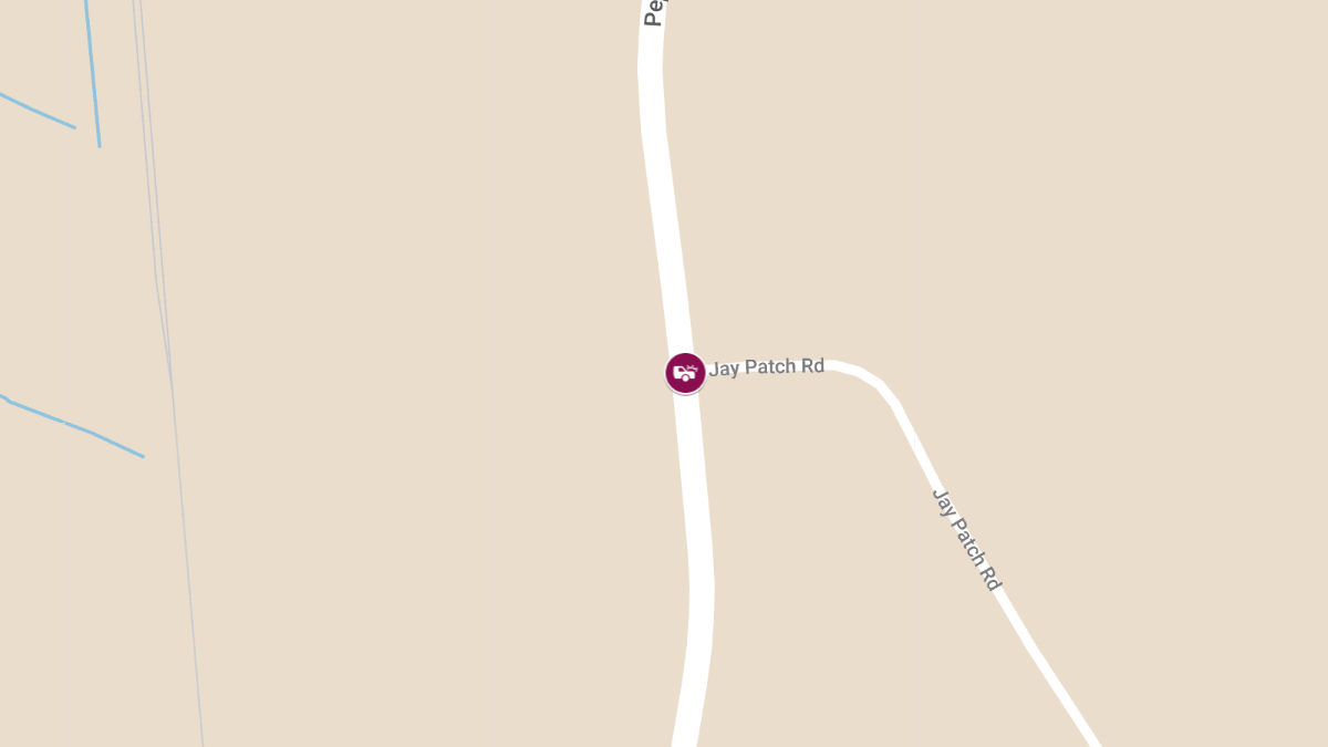 Rollover Crash at Pepper Rd and Jay Patch Rd