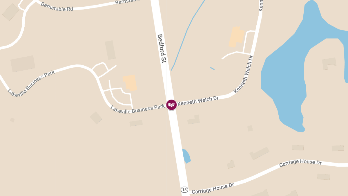 Rollover Crash with Injuries at Bedford St and Kenneth Welch Dr