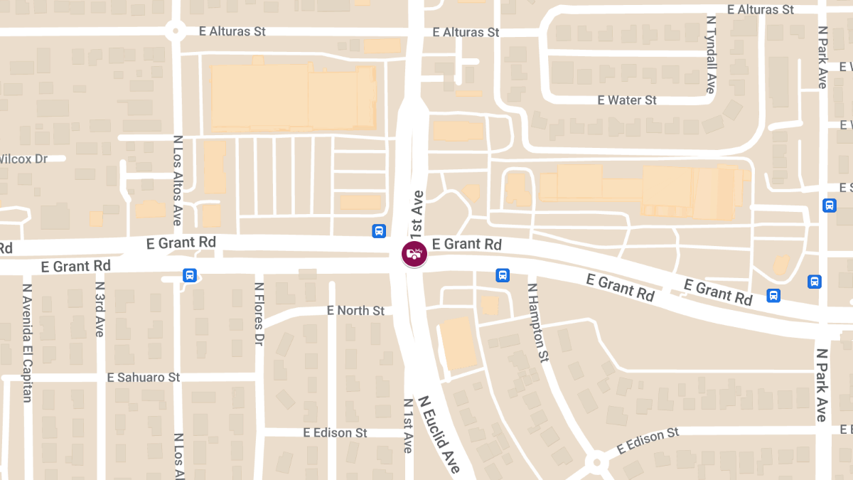 Rollover Crash with Injuries at Grant and 1st Ave