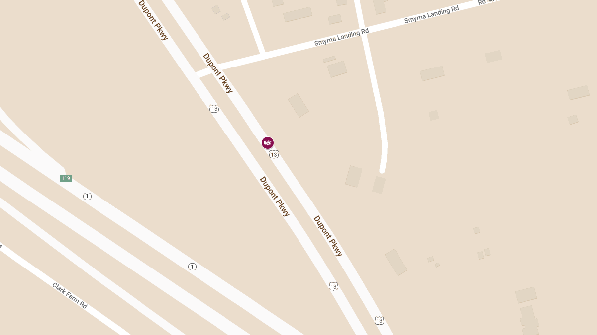 Rollover Crash with Injuries on Route 1 Northbound Rte 13