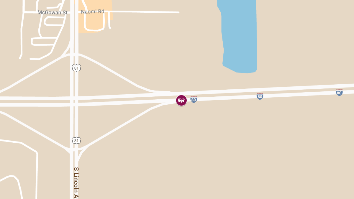 Semi Accident with Injuries in Crash on I-80