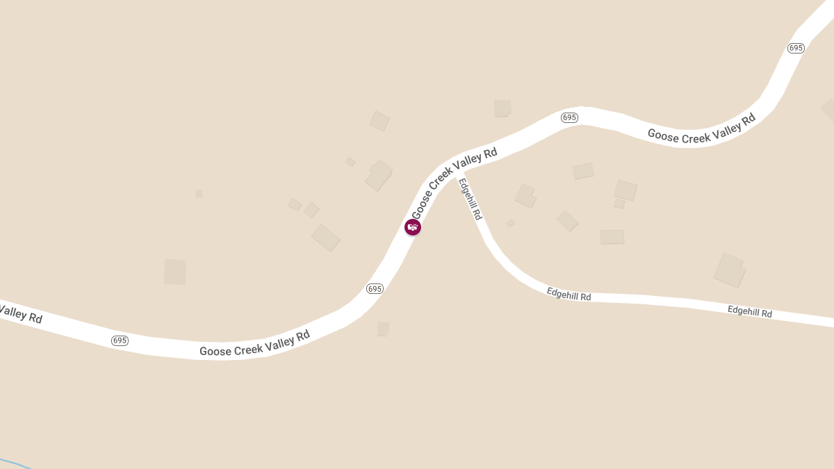 Serious Accident with Injuries on Goose Creek Valley Rd