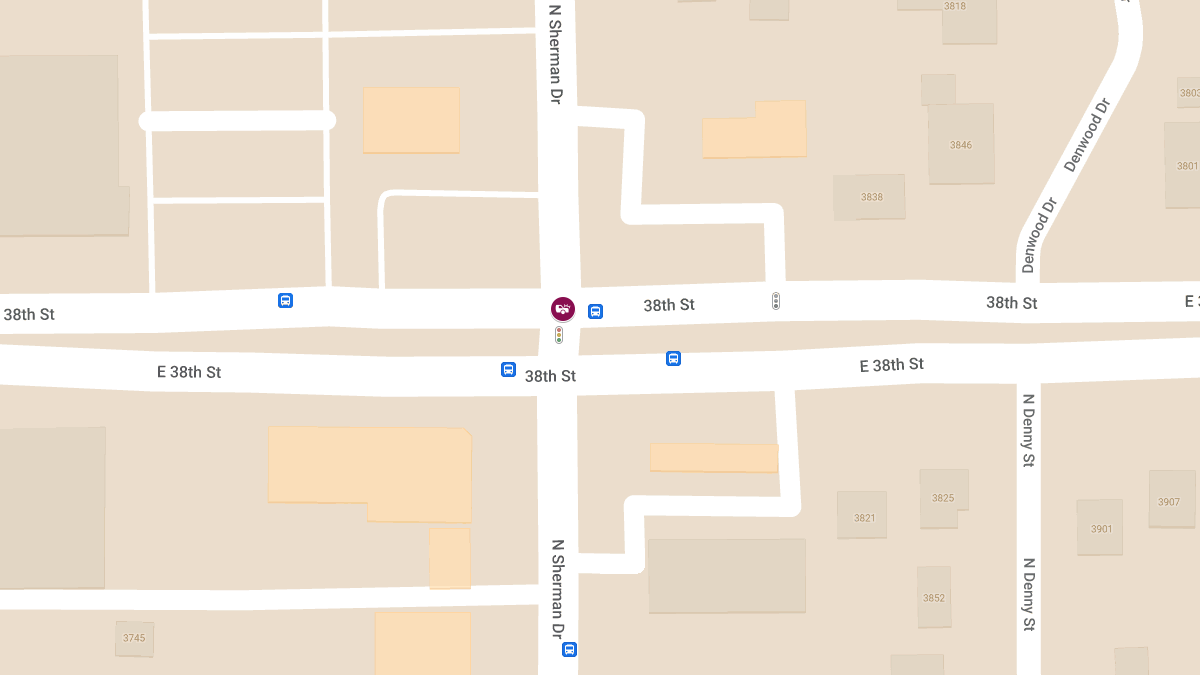 Serious Bodily Injury Accident at E 38th St & N Sherman Dr