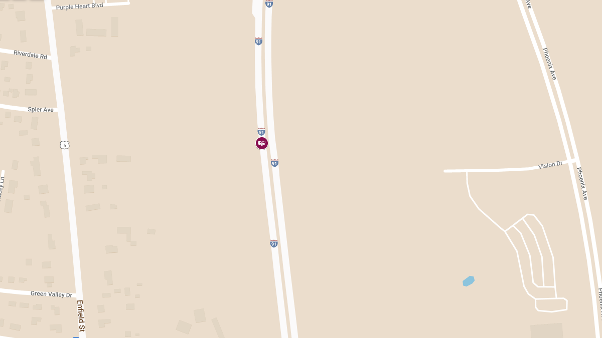 Serious Crash on I-91 South near Exit 46