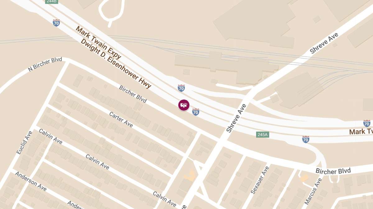 Serious Crash on Westbound Interstate 70 West of Interstate 170