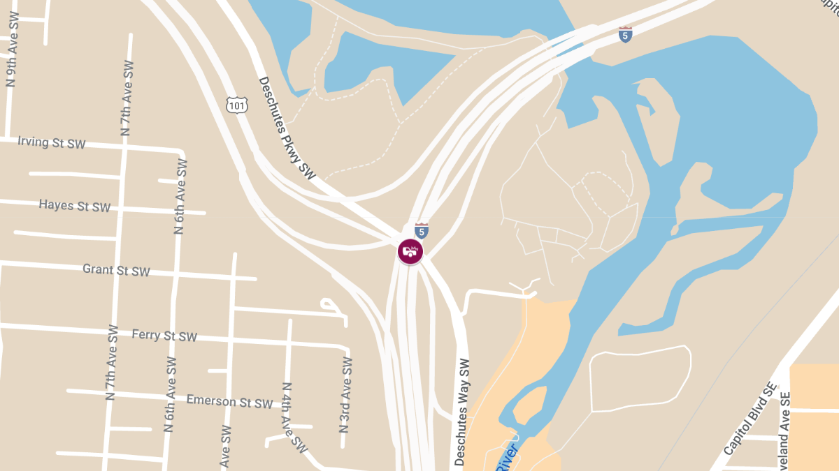 Serious Injury Collision on I-5 Northbound near US 101 Off Ramp