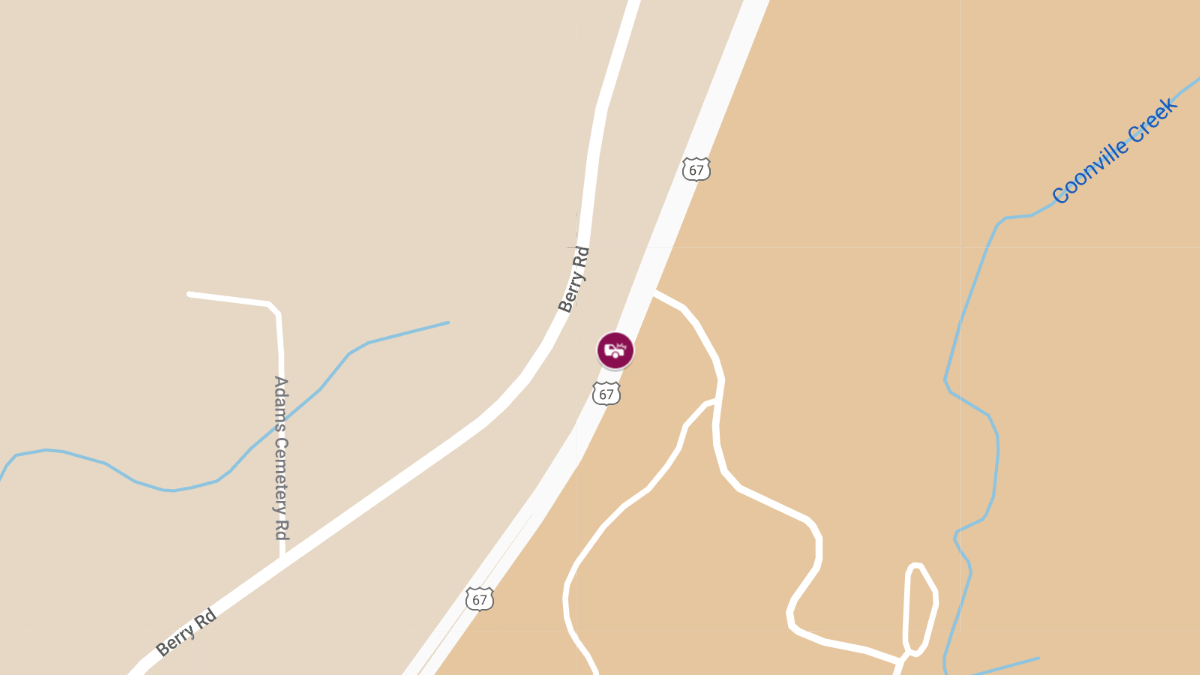 Serious Motorcycle Crash on Northbound 67 at St. Francois State Park