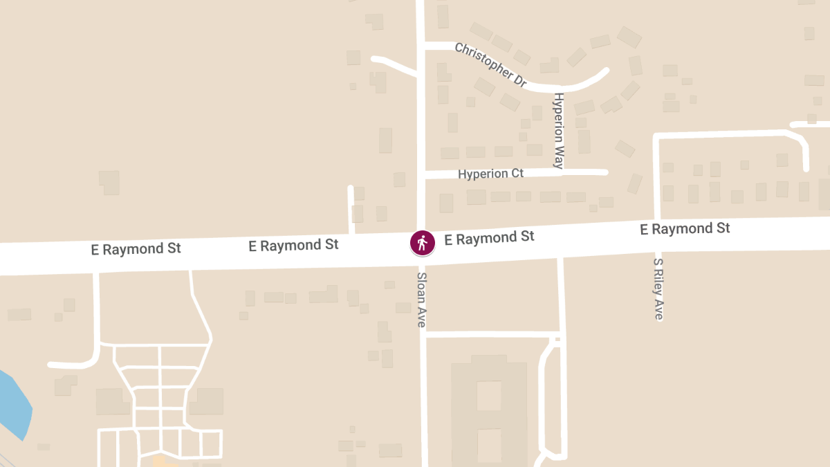 Serious Pedestrian Injury at Sloan Ave and E Raymond St