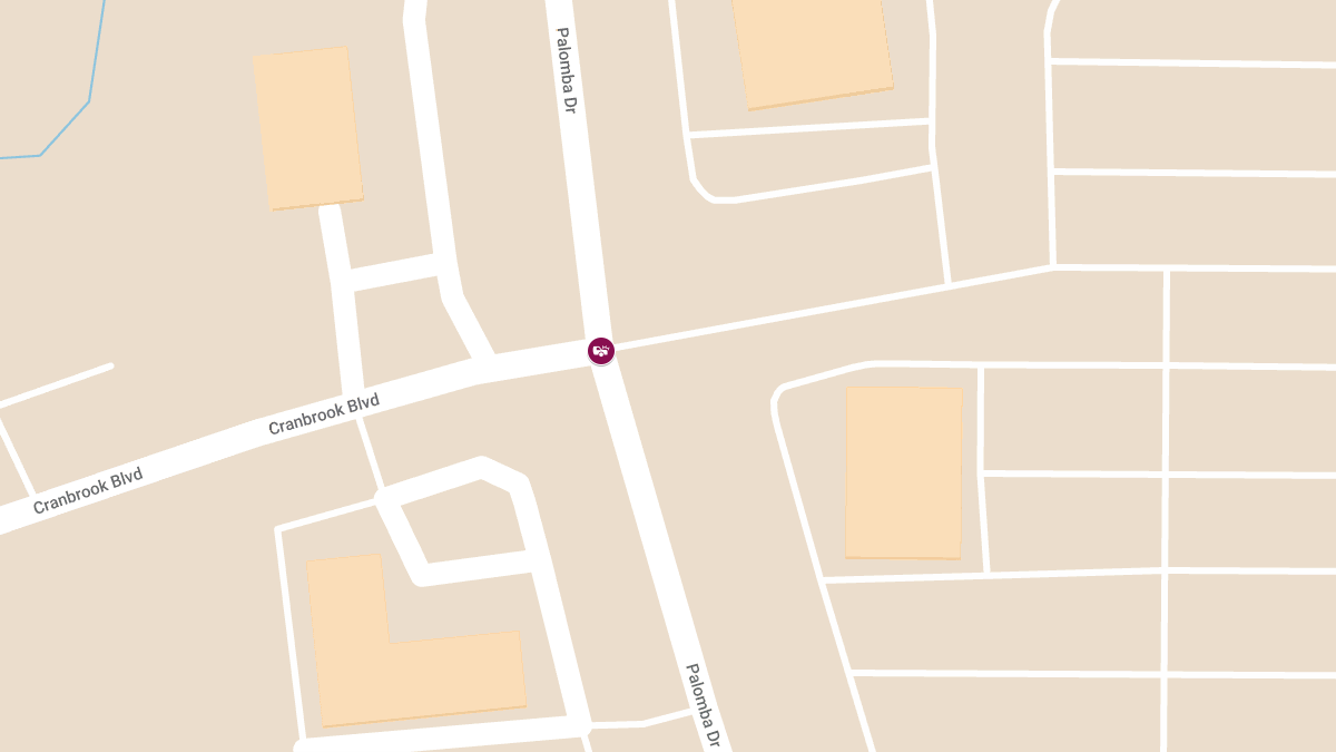 Serious SUV Crash at Palomba Dr and Cranbrook Blvd