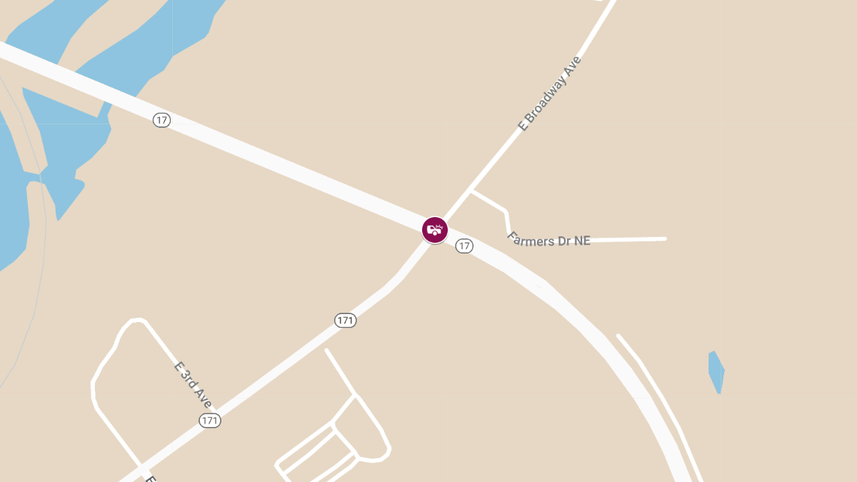 Six-Car Collision on State Route 17