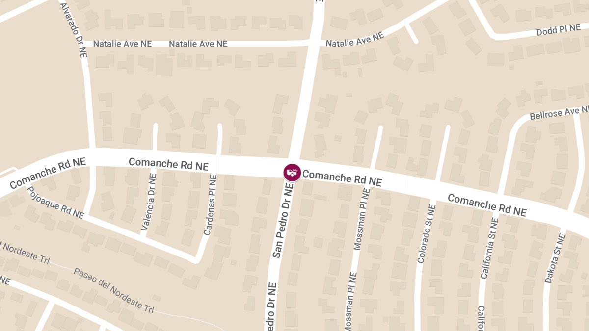 Six-Car Crash at San Pedro Dr & Comanche Rd