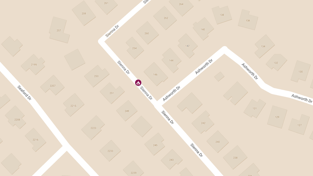 Structure Fire Reported on Sienna Drive