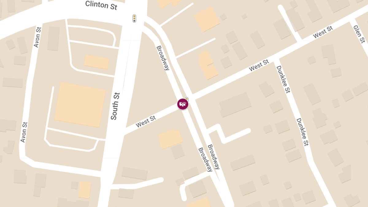 T-Bone Crash with Injuries at Broadway and West St