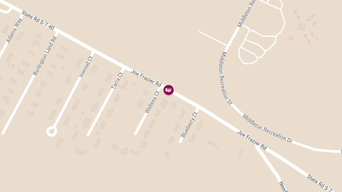 Teenager Injured in Head-On Collision at 156 Joe Frazier Rd