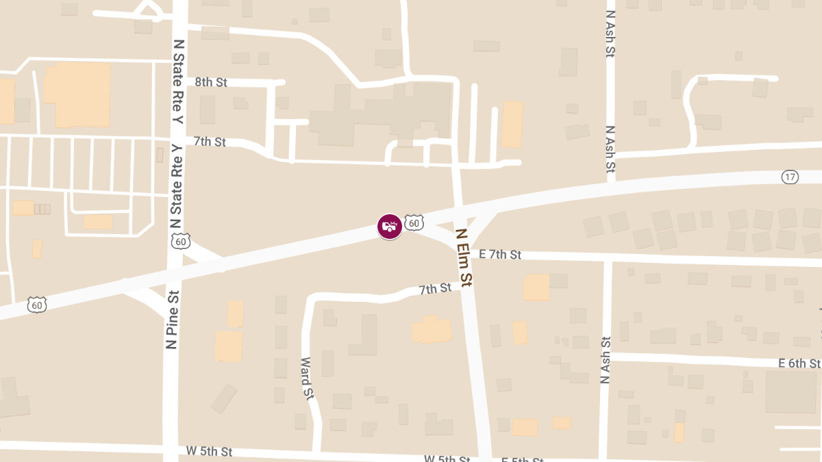 Three Injured in Two-Vehicle Collision on US 60 near Grayridge