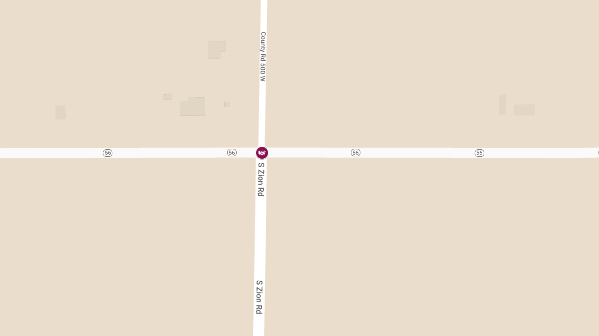 Three-Vehicle Collision at State Road 56 and South Zion Road