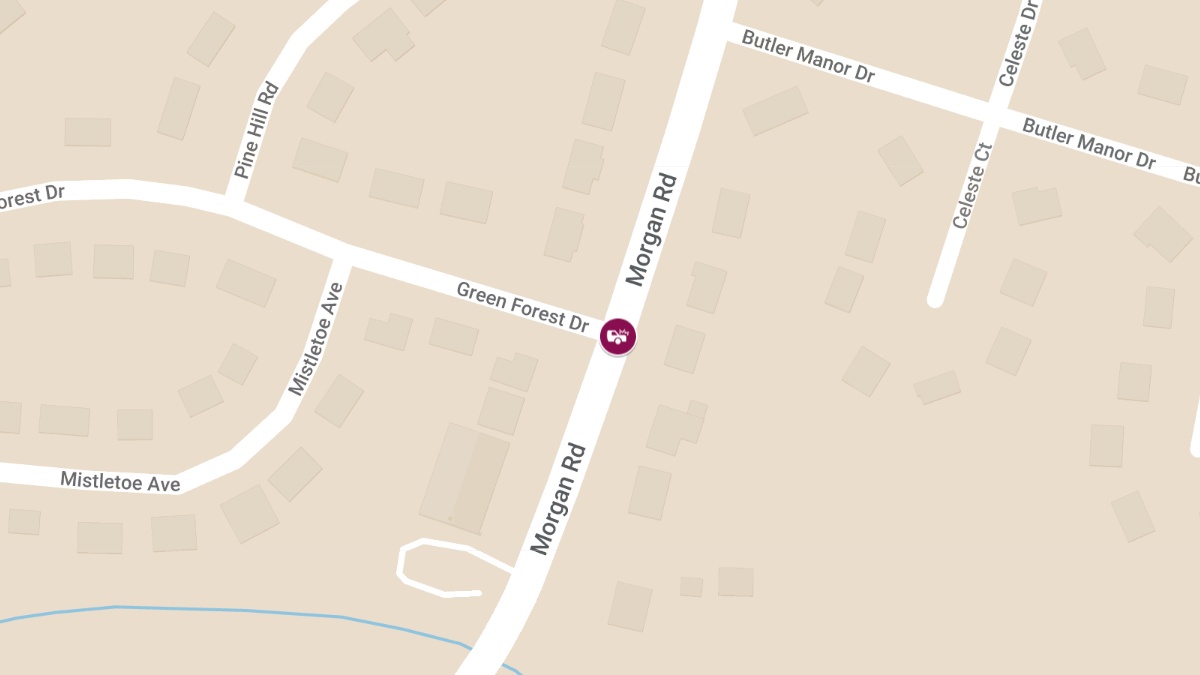 Traffic Accident With Injury at Morgan Rd and Green Forest Dr
