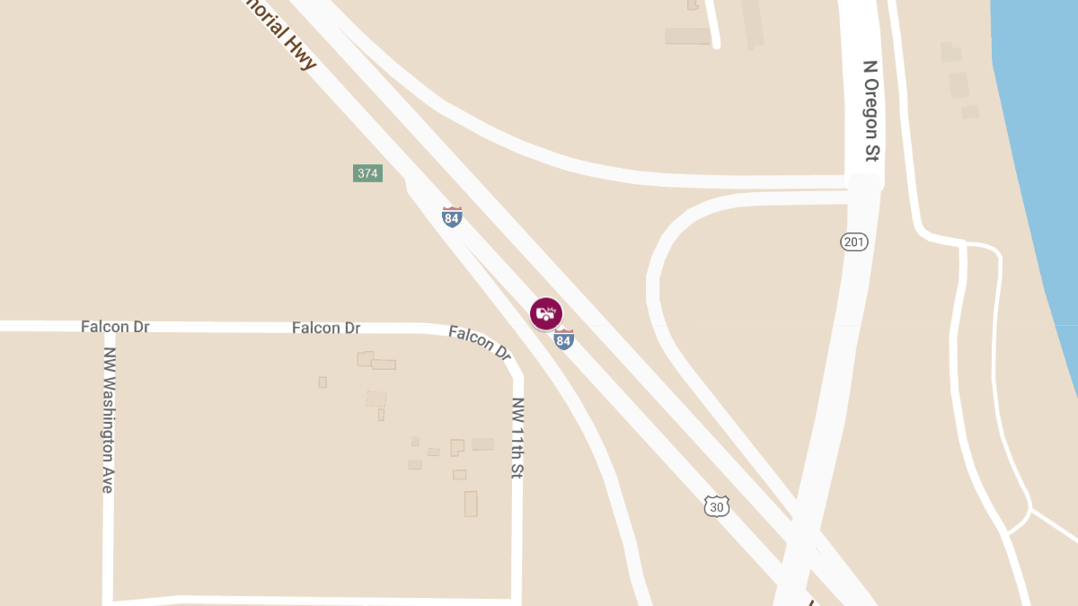 Traffic Accident on I-84 Near Oregon Border