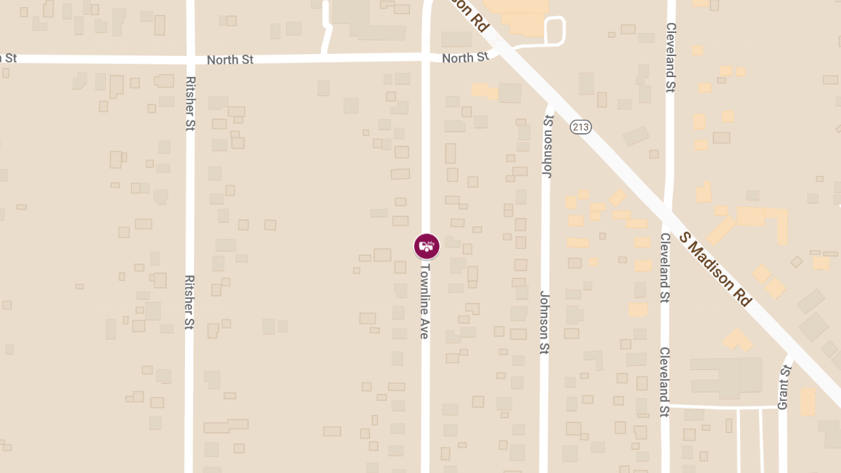 Traffic Accident on Townline Ave Involving Parked Vehicles