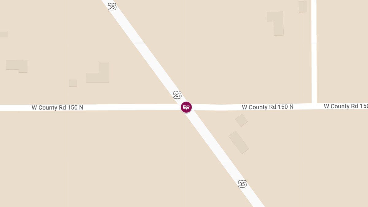 Traffic Accident on US 35 North of 150 N