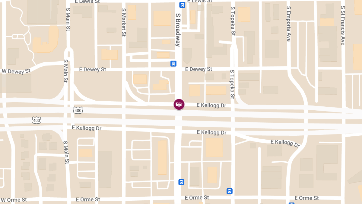 Traffic Accident with Injuries at Broadway & Kellogg