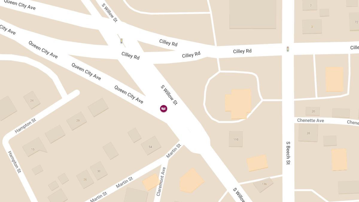Traffic Accident with Injuries at Queen City Ave and South Willow St
