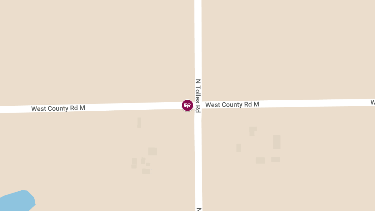 Traffic Accident with Injury - Rollover at County M and N. Tolles