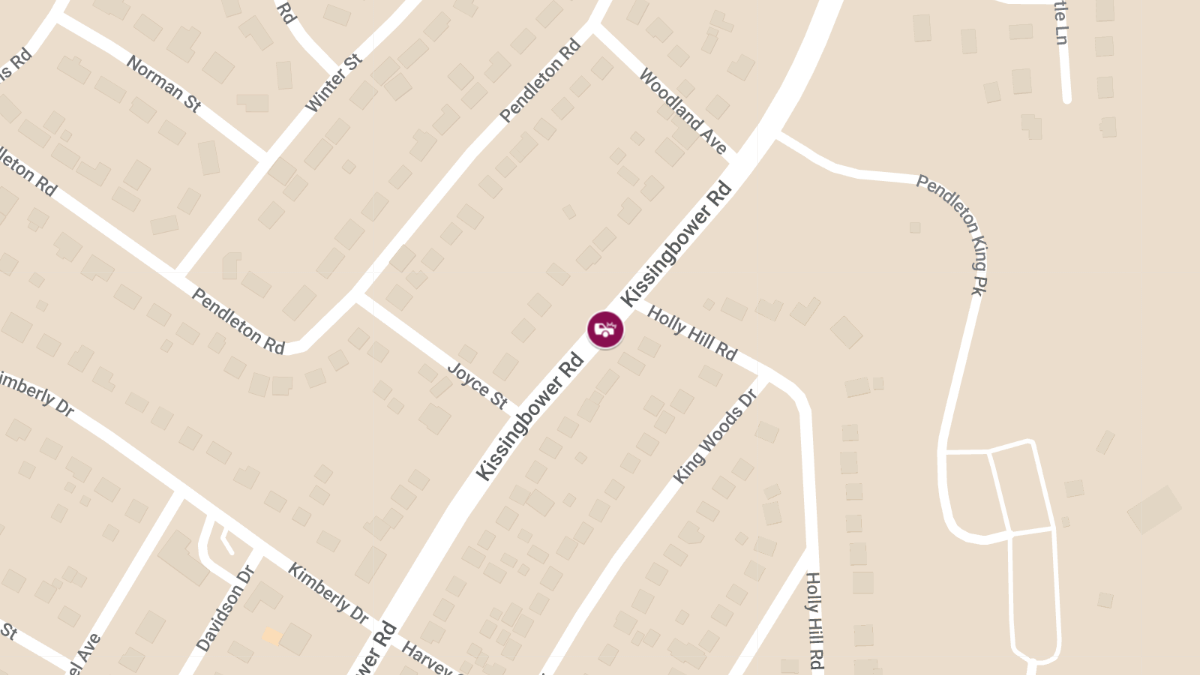 Traffic Accident with Injury at 1700 Kissingbower Rd