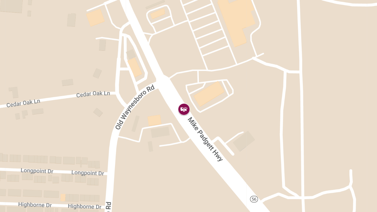Traffic Accident with Injury at 3729 Mike Padgett Hwy