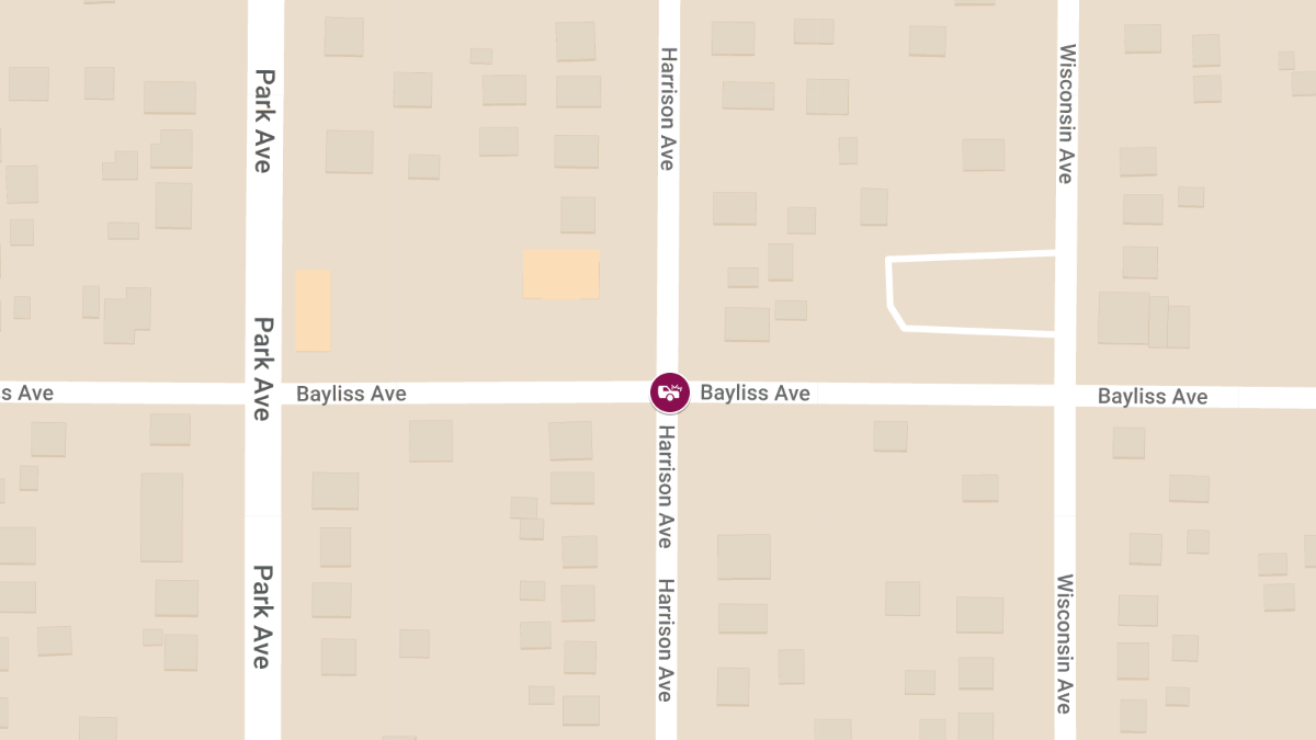 Traffic Accident with Injury at Bayliss and Harrison
