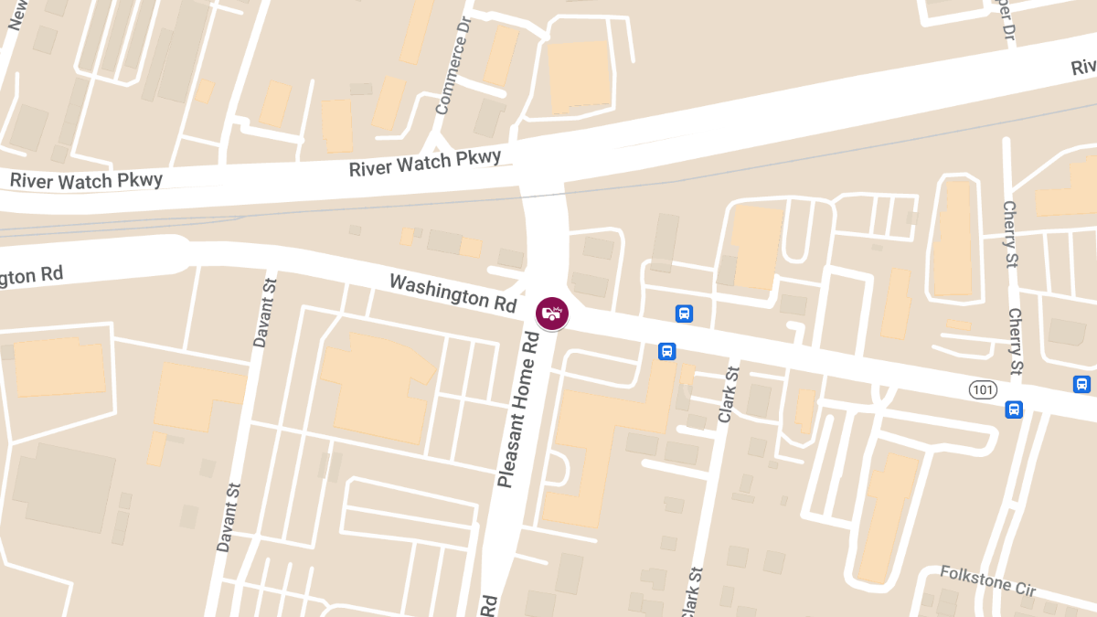 Traffic Accident with Injury at Washington Rd and Pleasant Home Rd