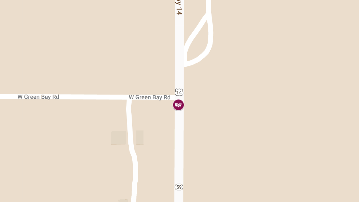 Traffic Accident with Injury on N Hwy 14 at Green Bay Rd