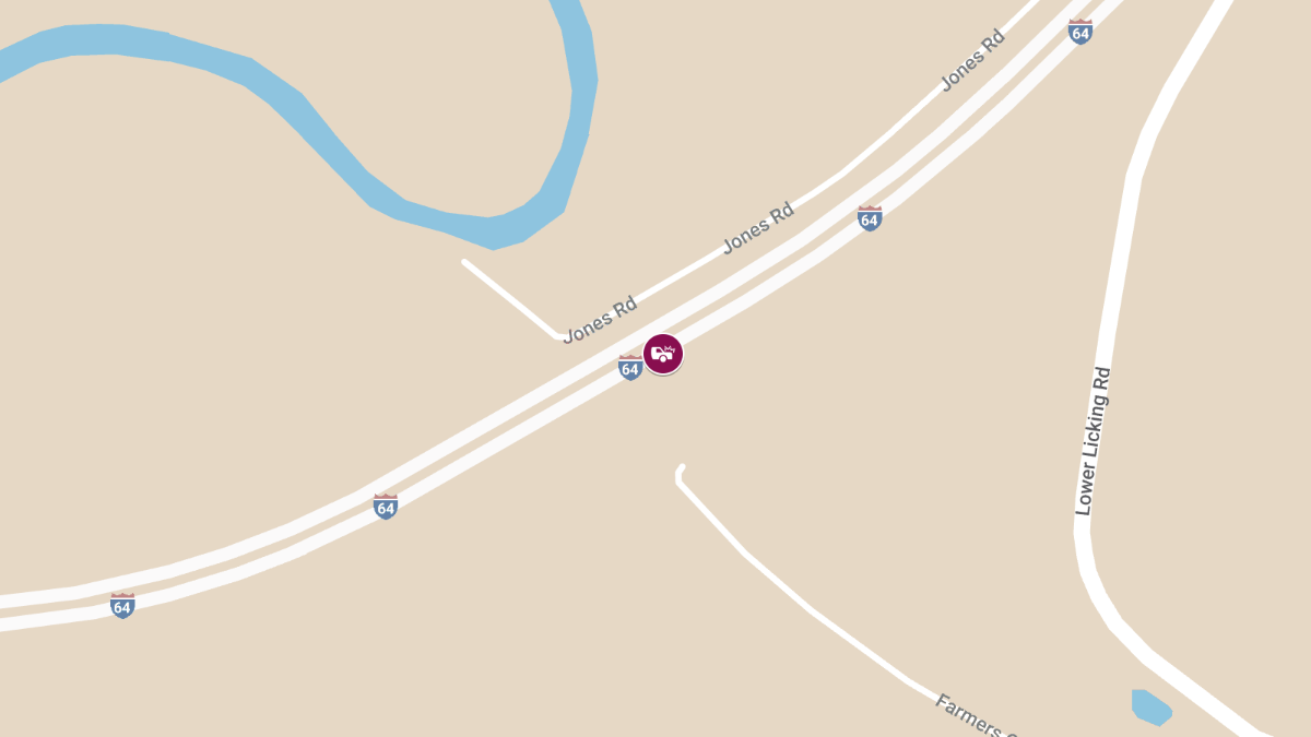 Trooper Injured in Two-Vehicle Crash on I-64