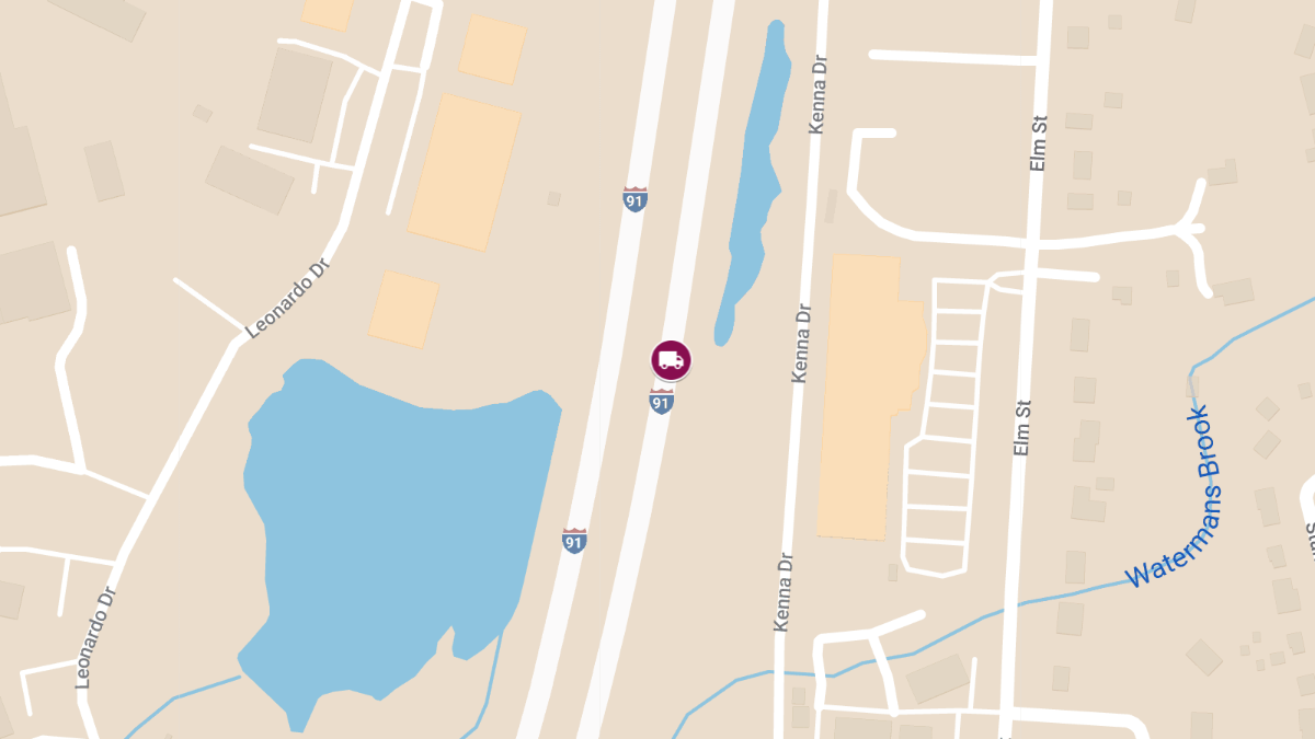 Truck Accident on I-91