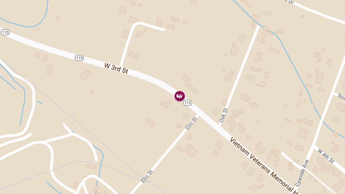Two Injured in Collision on Highway 115 near Pine Oak Rd