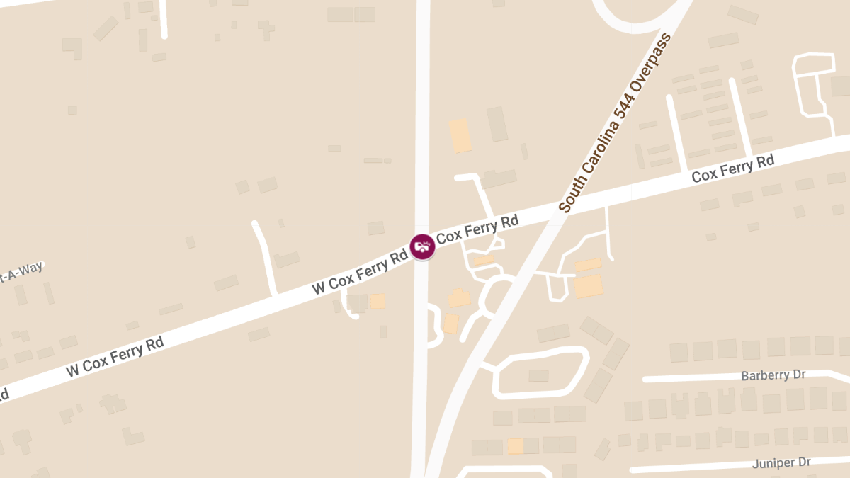 Two-Vehicle Accident at Highway 544 and West Cox Ferry Rd