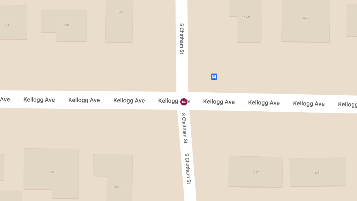 Two-Vehicle Accident at S Chatham St and Kellogg Ave