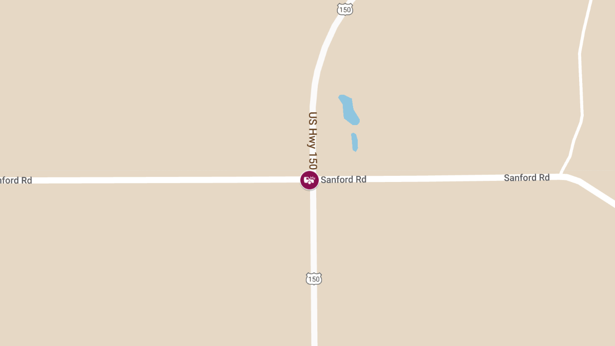 Two-Vehicle Accident at US HWY 150 and Sandford Ave