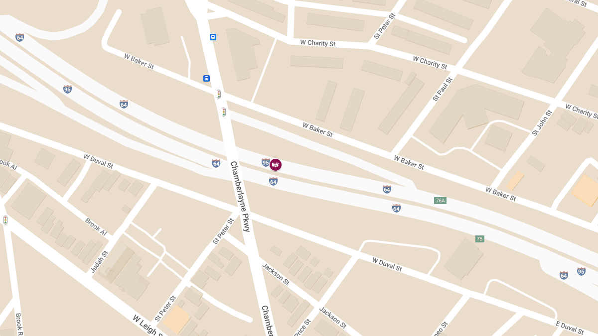 Two-Vehicle Accident with Injuries on I-95 N at mm76