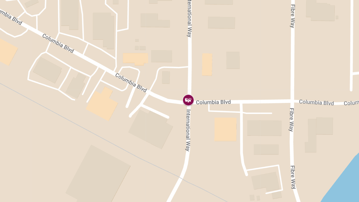 Two-Vehicle Collision at Columbia Blvd & International Way